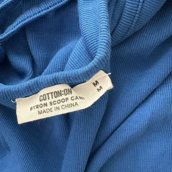 2 pack Medium Cotton-on Women's Blue and light blue Tank Top - Picture 4 of 5